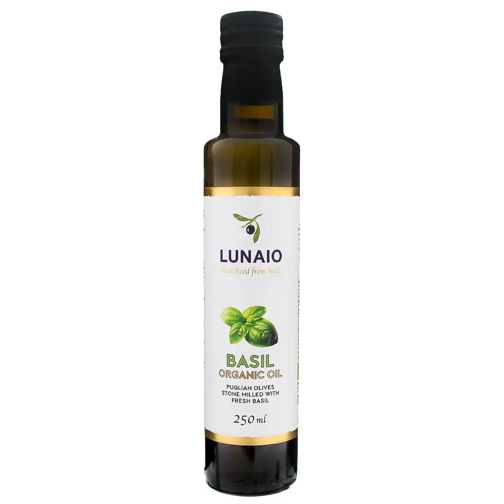 Lunaio Organic Basil Oil.250ml Olives&Oils(O&O)