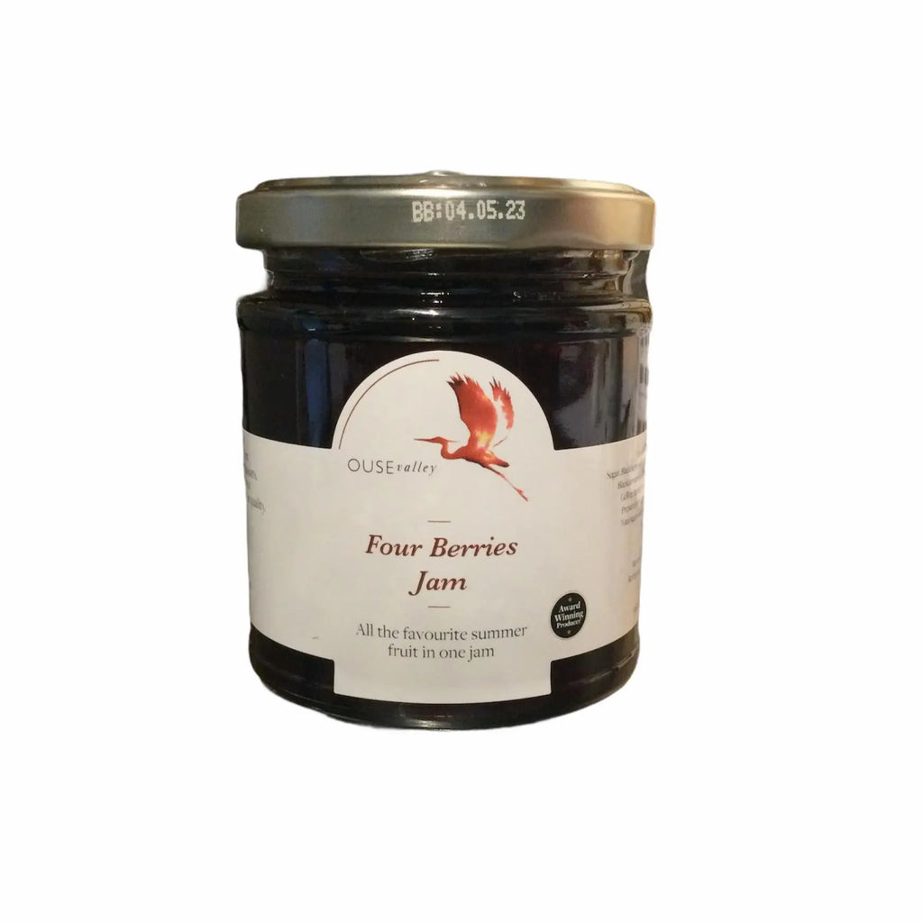 Ouse Valley Four Berries Jam 227g Olives&Oils(O&O)