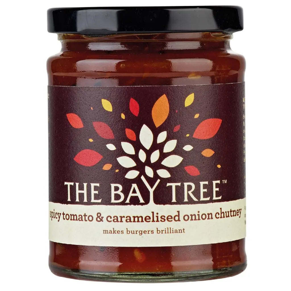 The Bay Tree spicy tomato and caramelised onion chutney, 320g jar