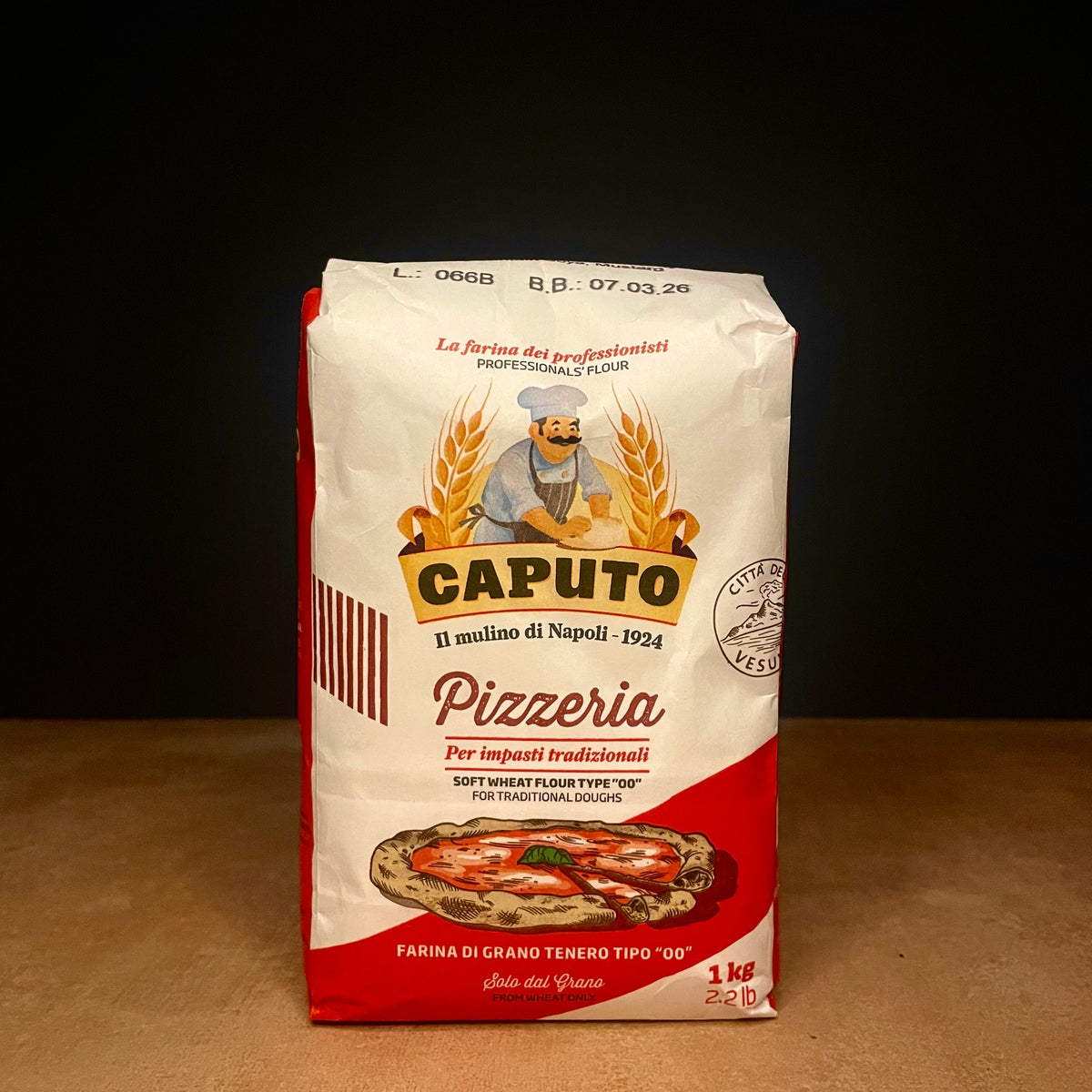 Caputo 00 pizza flour, 1kg bag