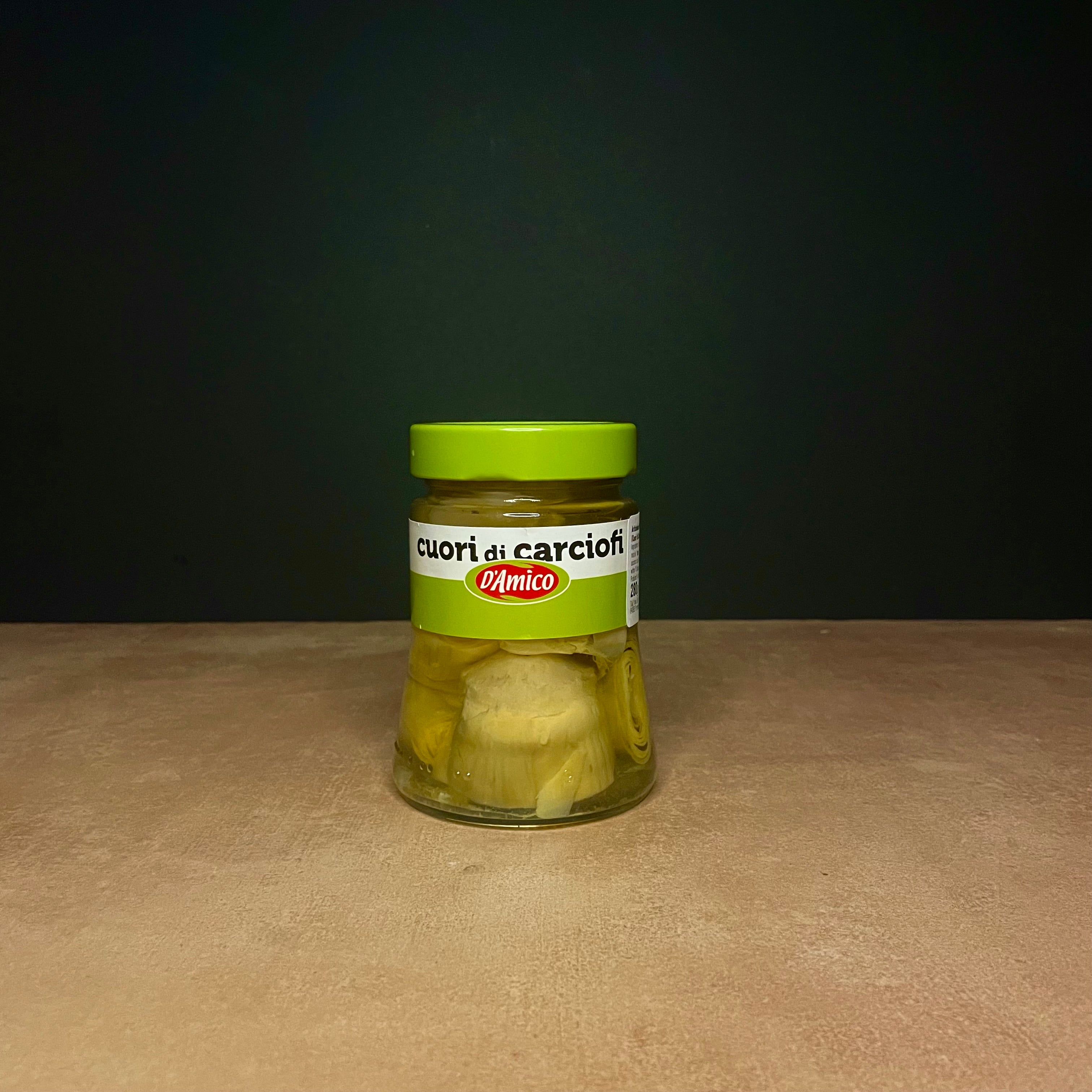 D'Amico artichoke hearts in oil, 280g jar