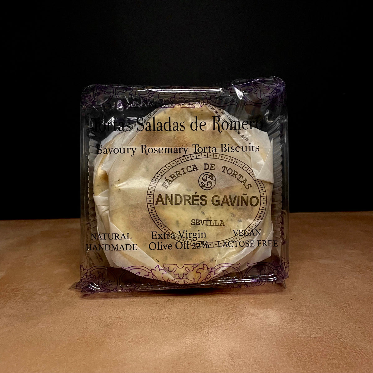Gavino olive oil and rosemary tortas, 170g