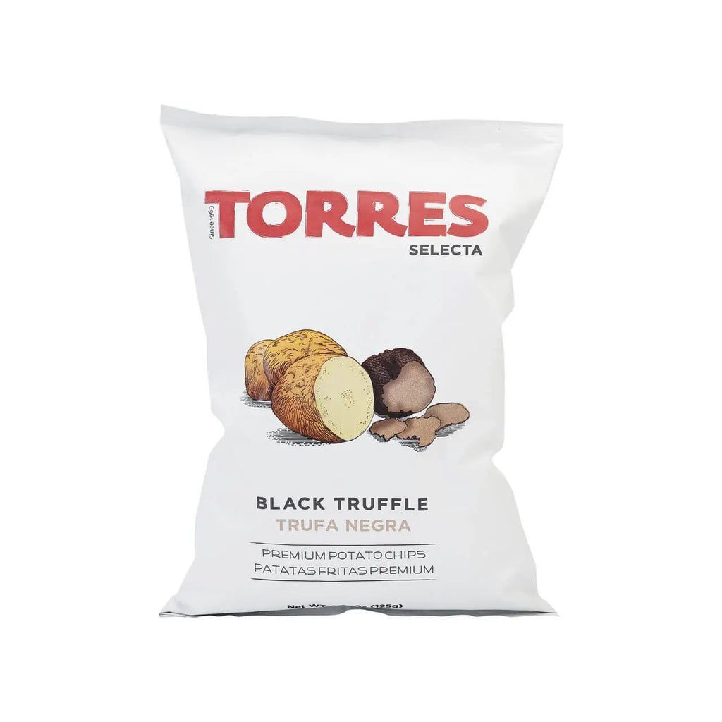 torres black truffle crisps and iberico ham flavour