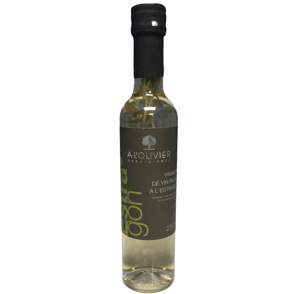 A LOLIVIER White Wine Vinegar with Tarragon 250ml Olives&Oils(O&O)