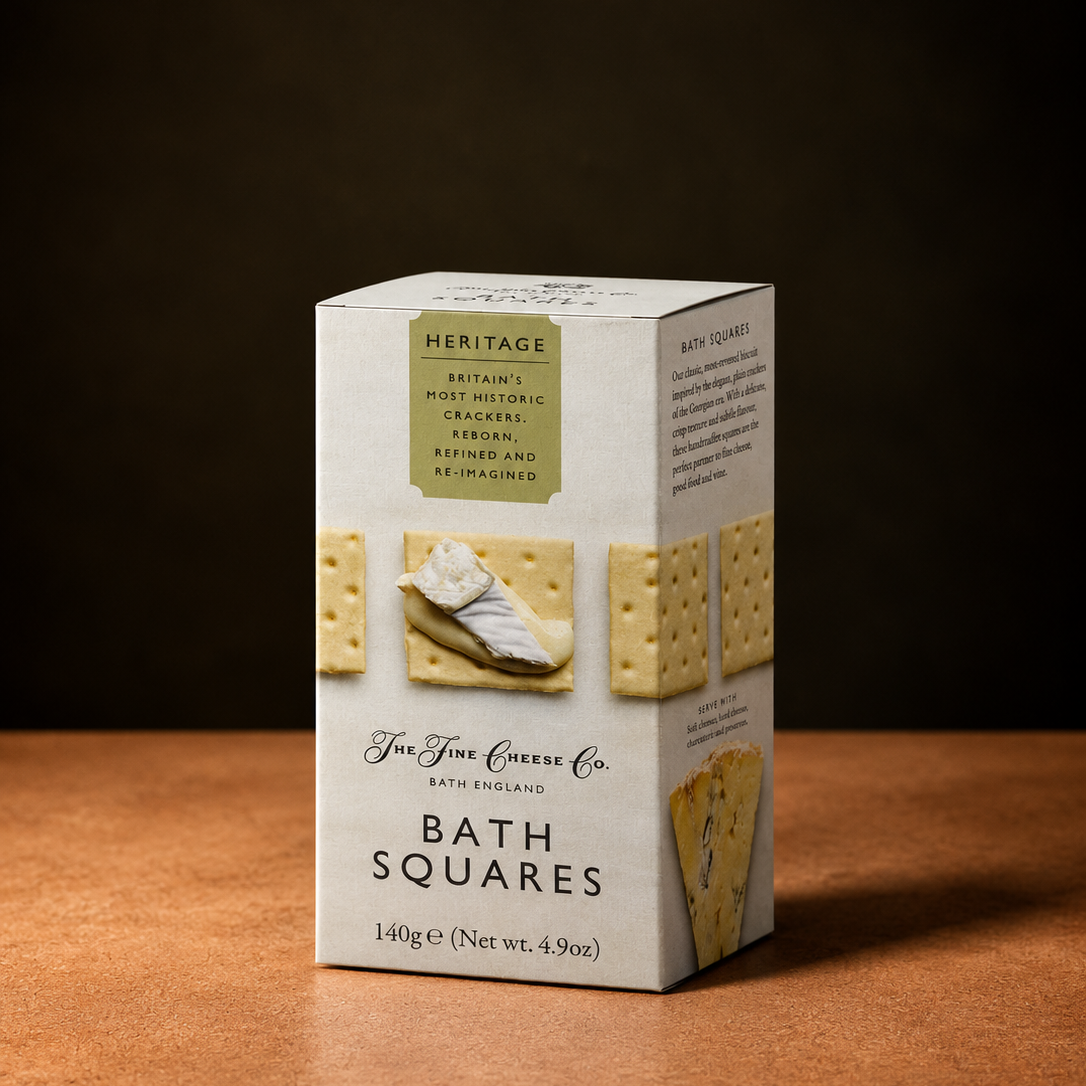 The Fine Cheese Company Bath Squares 140g Olives&Oils
