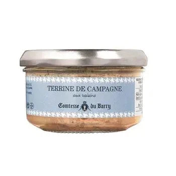 Comtesse Du Barry  Terrine De Campagne with Raisins.140g Olives&Oils(O&O)