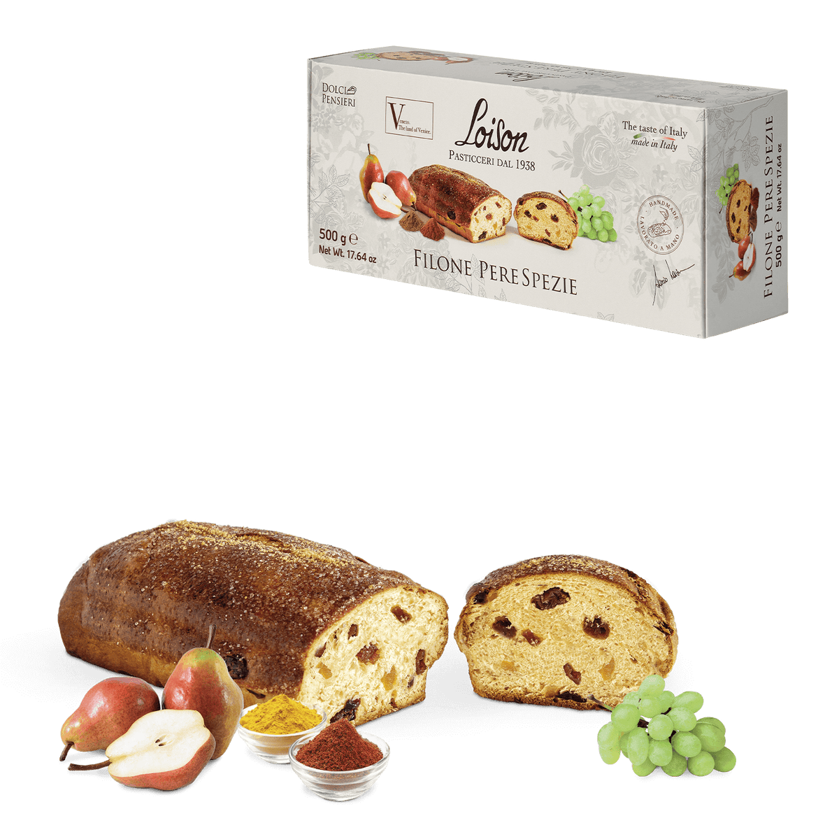 Loison Pear and Spices Filone Loaf 500g Olives&Oils(O&O)