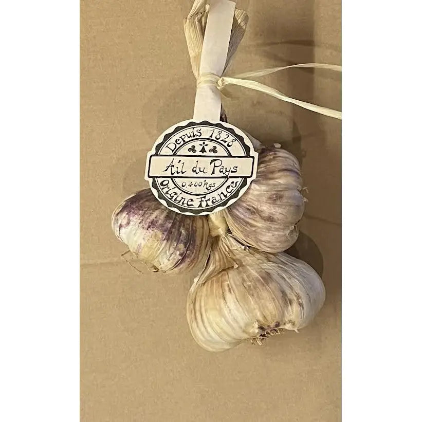 French Purple Garlic Strings 400g