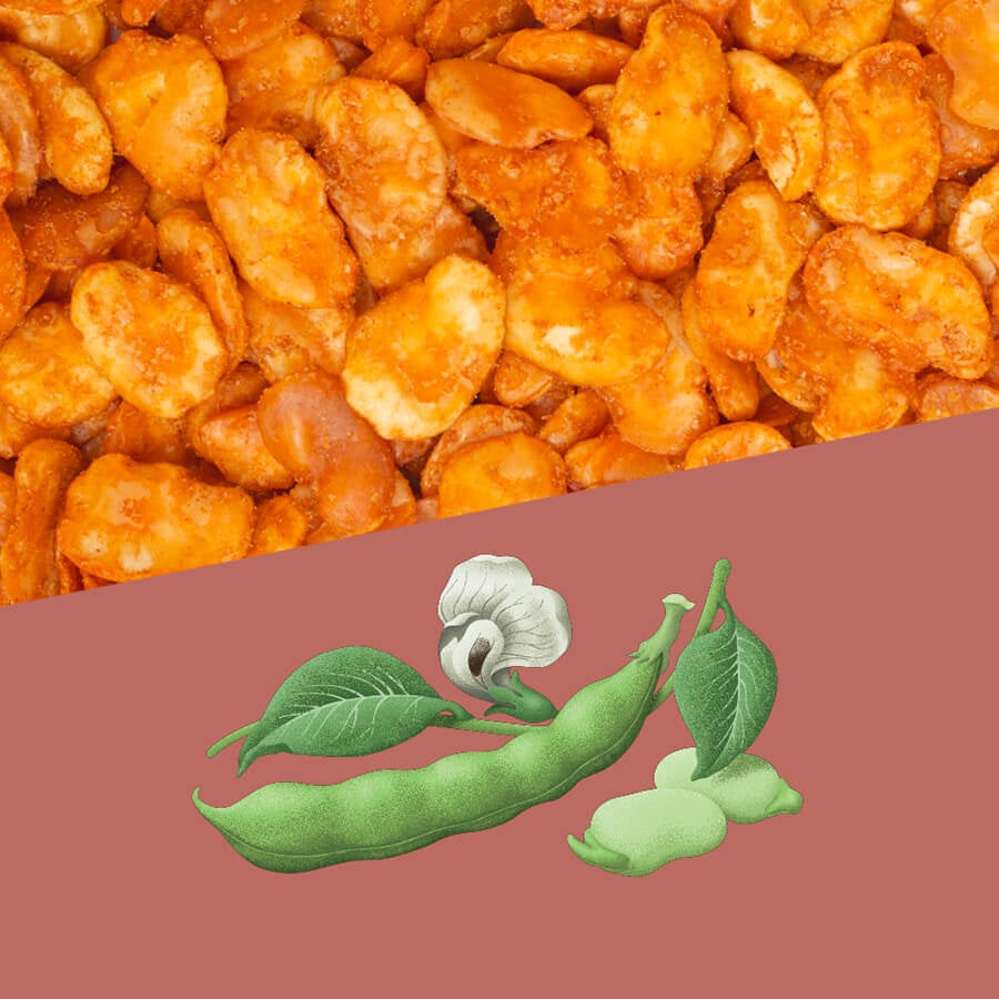 Perello Habas Fritas (Fried Broad Beans) Party Pack 1kg. Olives&Oils