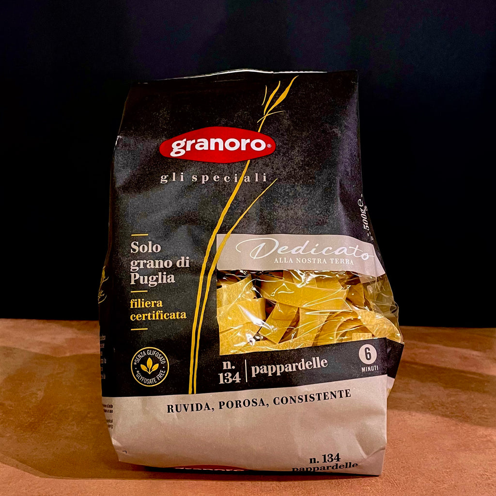 Granoro Dedicato Bronze cut Pappardelle 500g Olives&Oils(O&O)