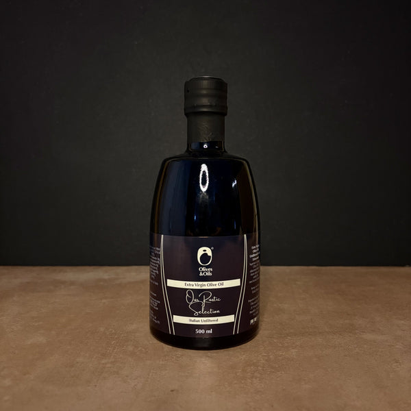 Our Rustic Selection Unfiltered Extra Virgin Olive oil 500ml Olives&Oils