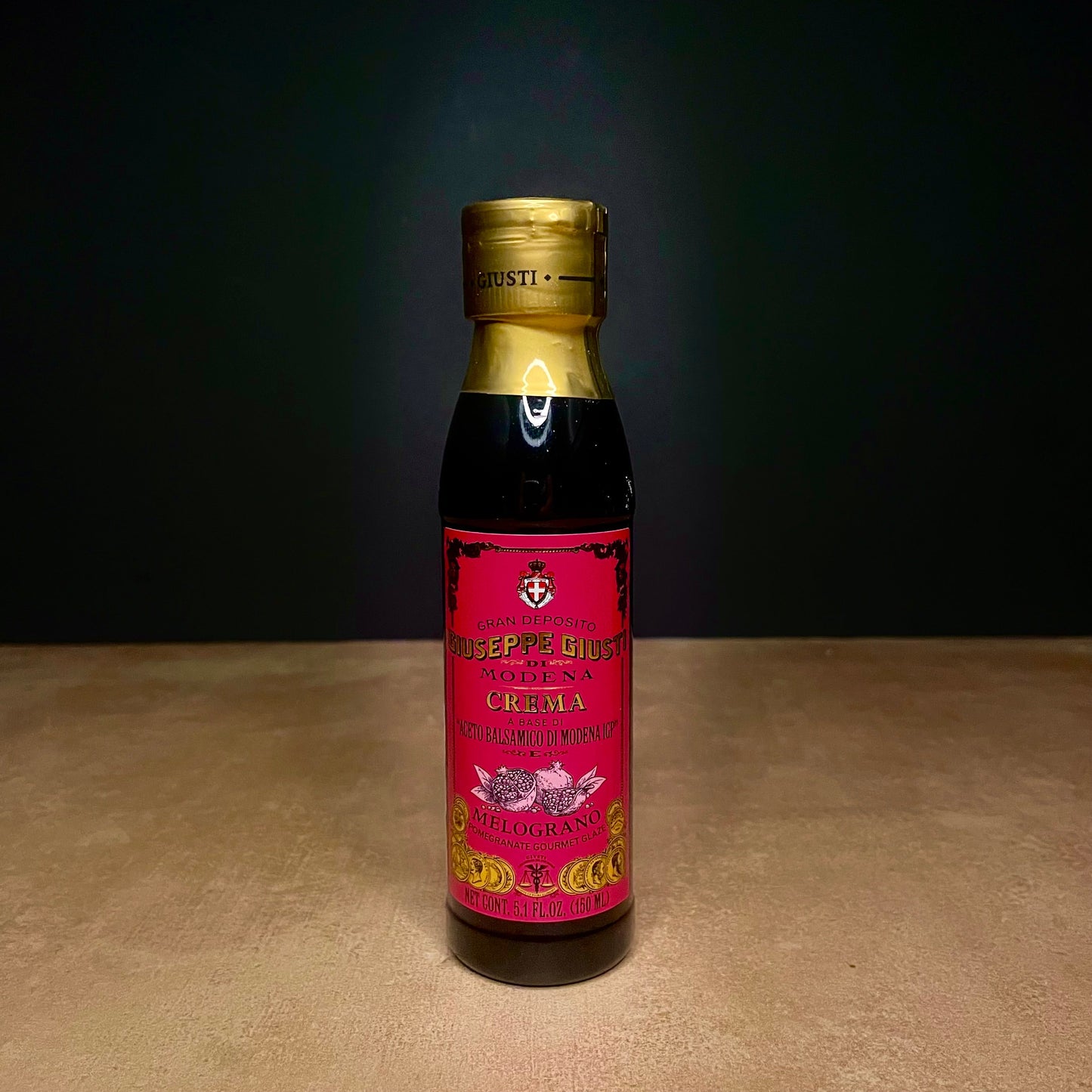Giuseppe Giusti Balsamic Glaze with Pomegranate 150ml Olives&Oils(O&O)
