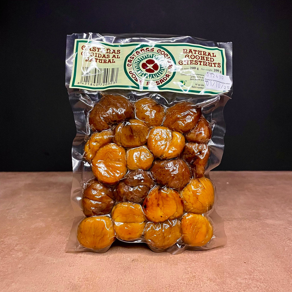 Natural Cooked Chestnuts.200g Olives&Oils(O&O)