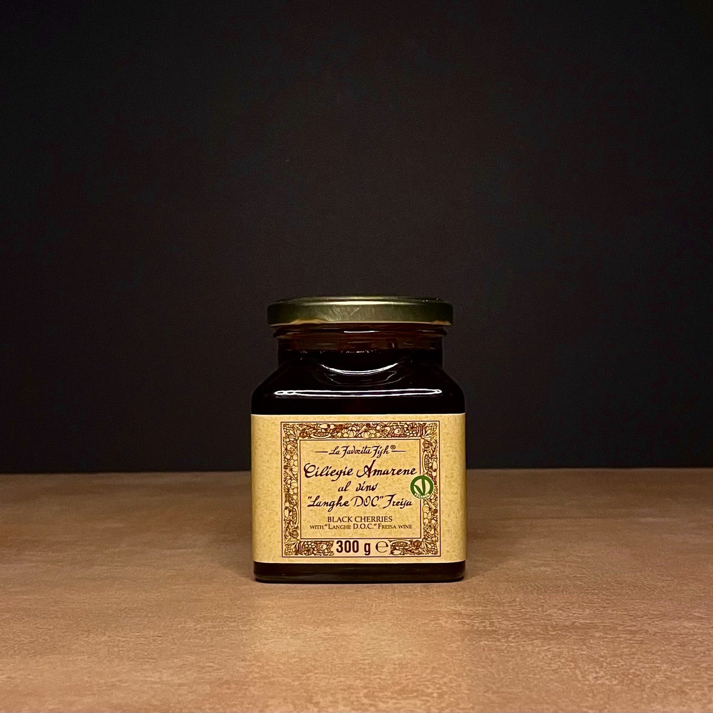 La Favorita Black Cherries in Langhe D.O.C Fresia Wine Olives&Oils(O&O)