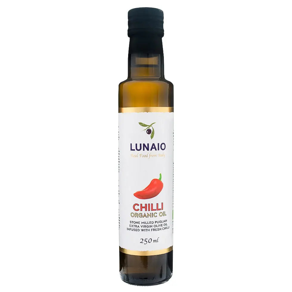 Lunaio Organic Chilli Oil.250ml Olives&Oils(O&O)
