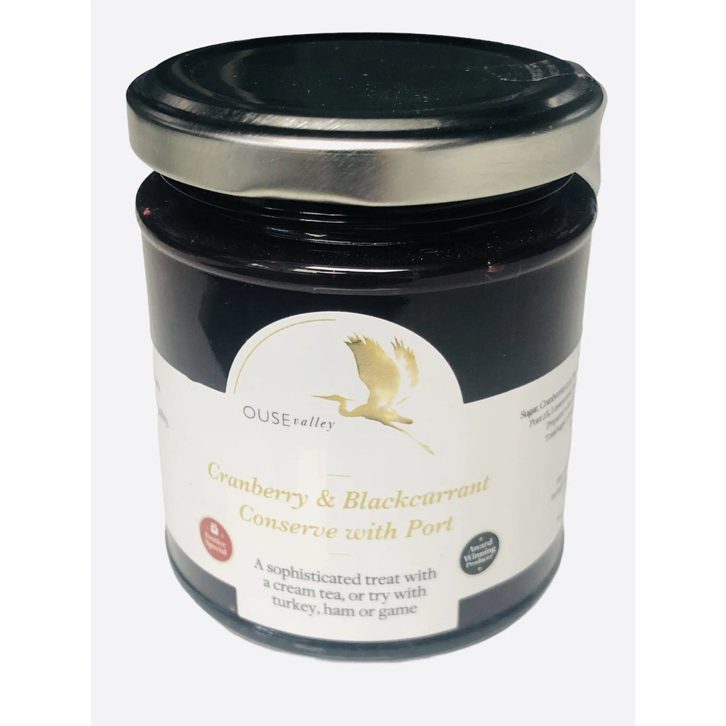 Ouse Valley Cranberry & Blackcurrant Conserve with Port Olives&Oils(O&O)