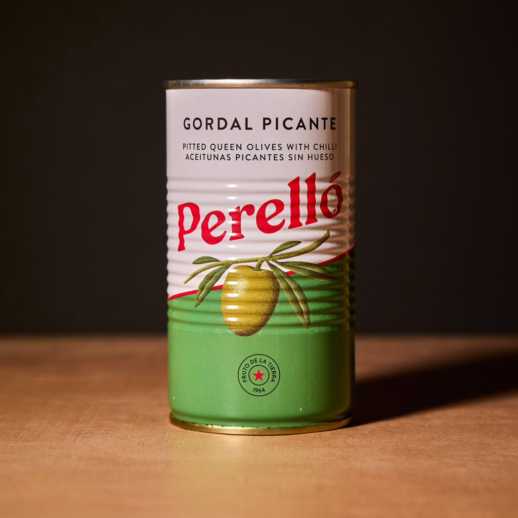 Perello Gordal Olives Tin . 350g Olives&Oils(O&O)