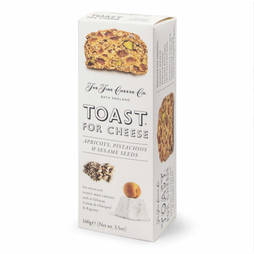 The Fine Cheese Company Toast for Cheese with Apricots Pistachios & Sesame Seeds Olives&Oils(O&O)