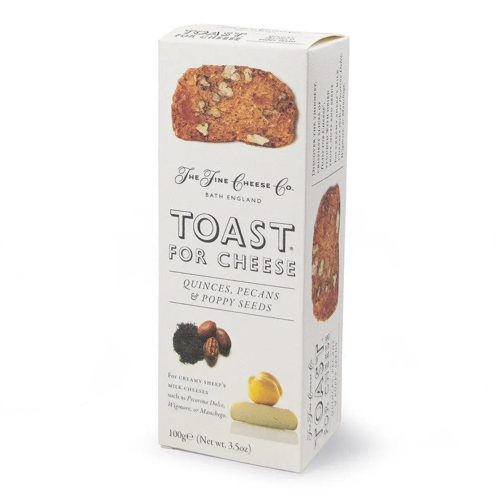 Toast for Cheese with Quince, Pecan, & Poppy Seed Olives&Oils(O&O)