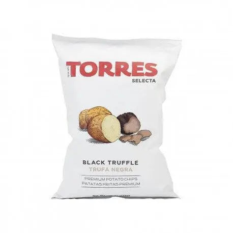 Torres Black Truffle Premium Potato Crisps 125g Olives&Oils(O&O)