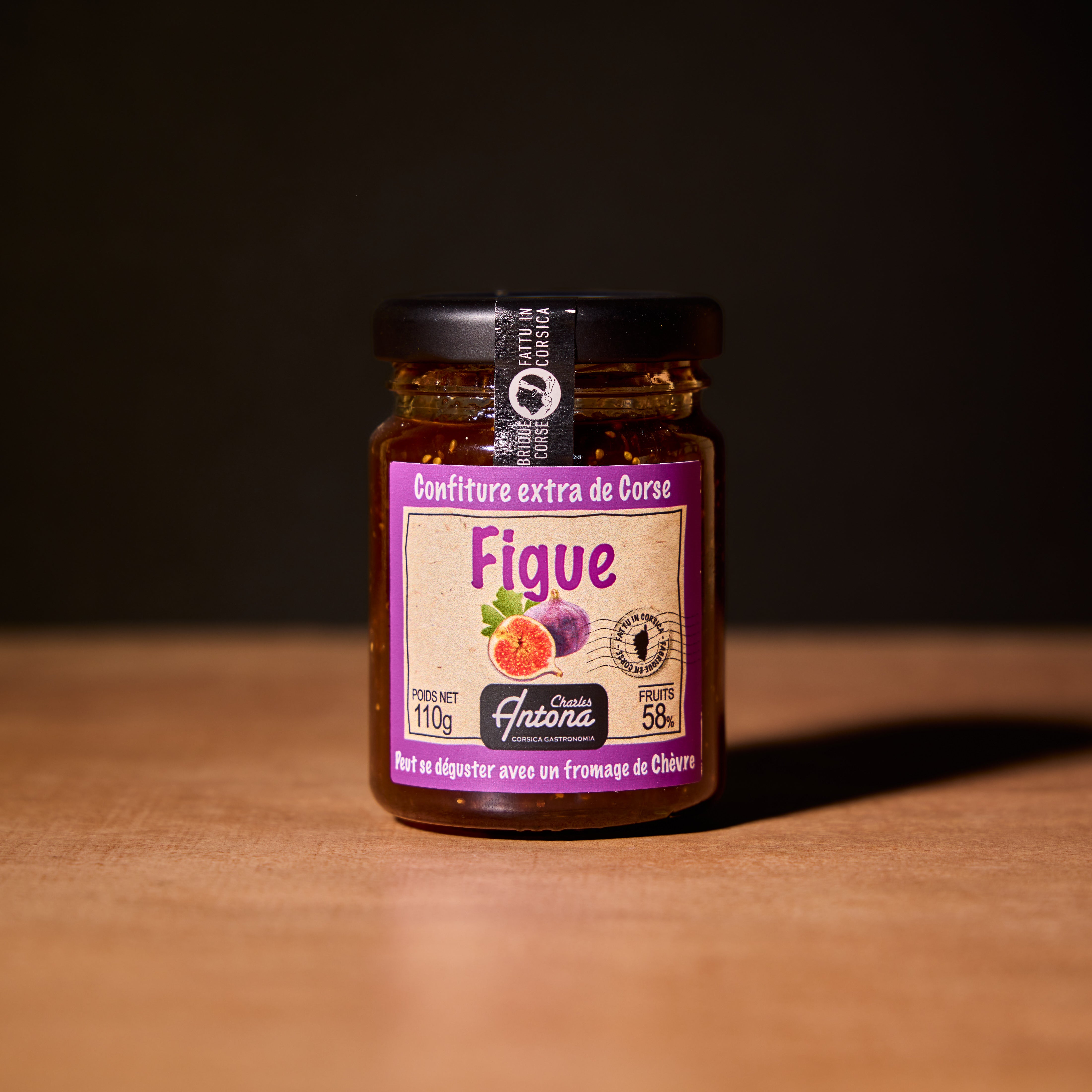 Antona Corsican fig confit for cheese, 110g jar