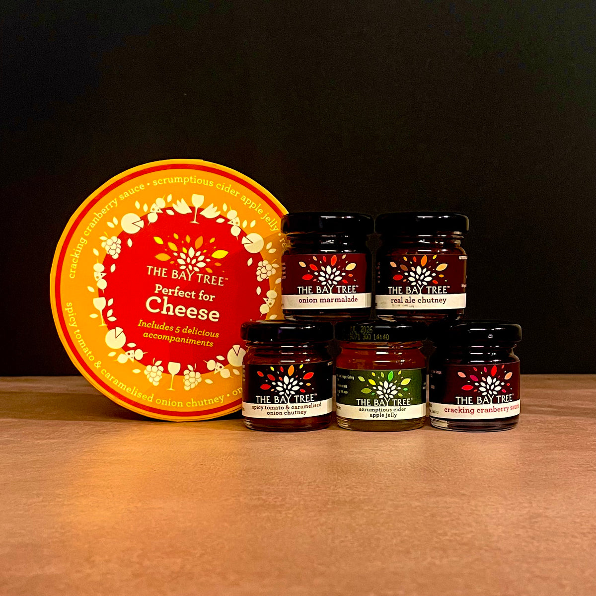 The Bay Tree Perfect for Cheese set of 5 jars