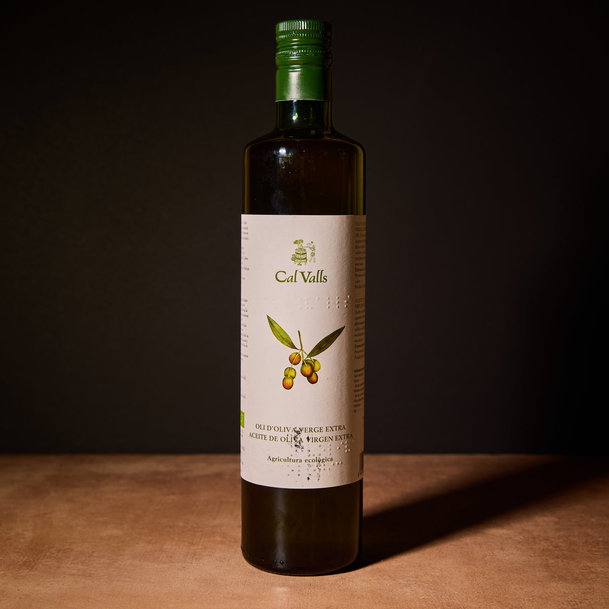Cal Valls organic extra virgin olive oil, 750ml bottle