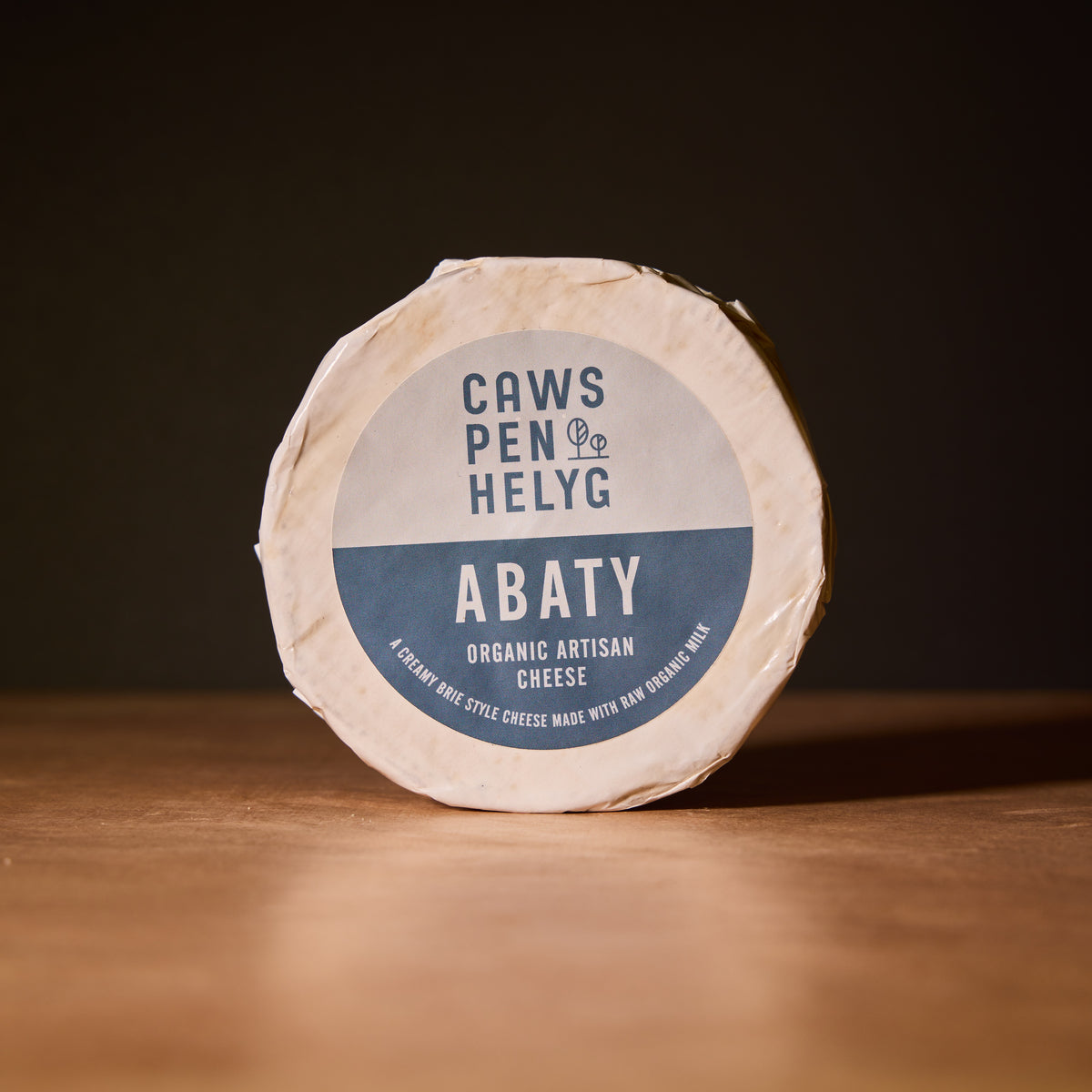 Caws Pen Helyg Abaty Welsh cheese, small truckle