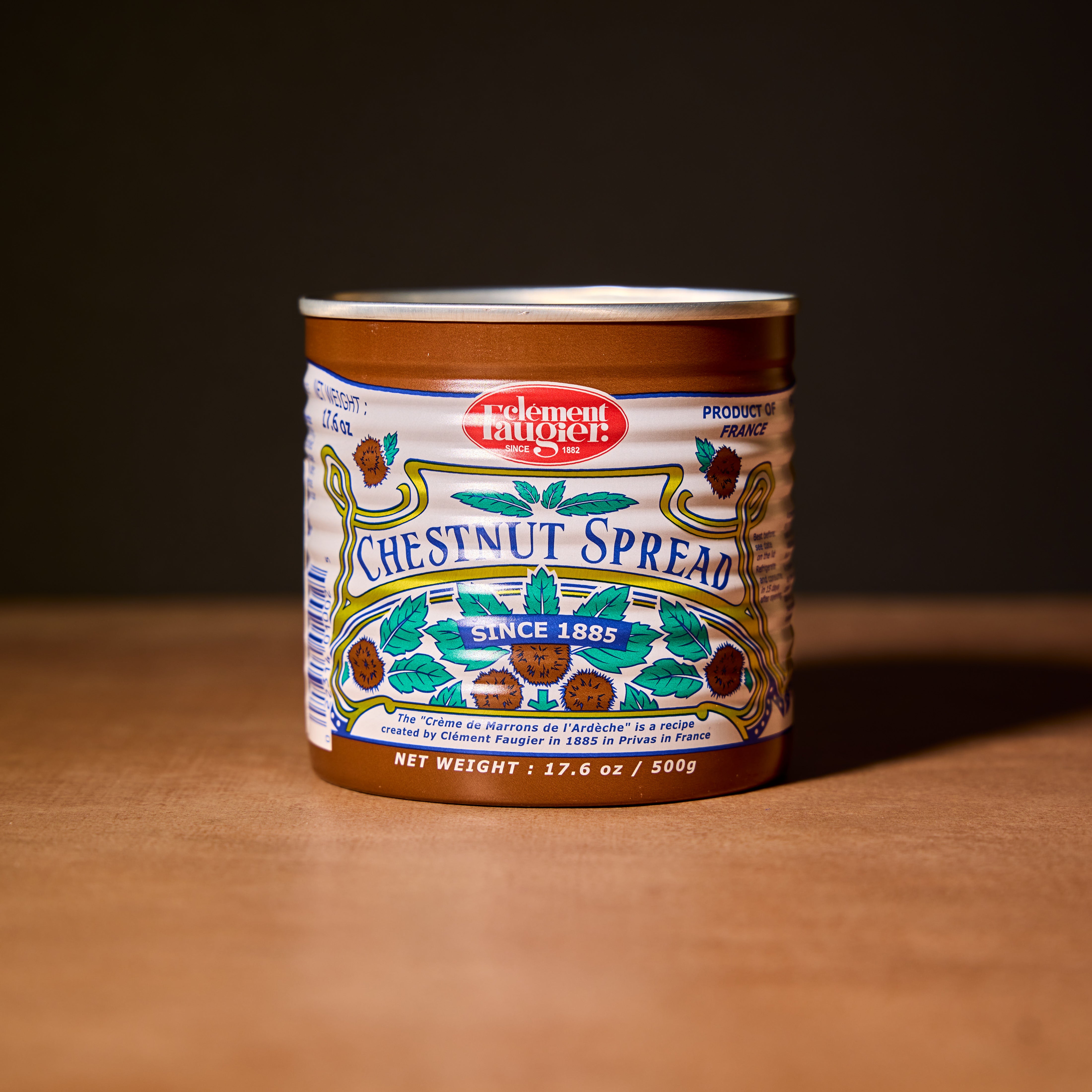 Clément Faugier sweetened chestnut purée, 500g tin