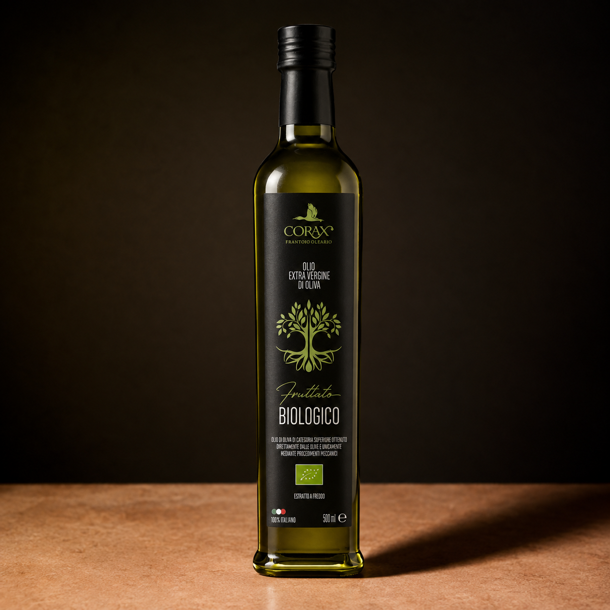 Corax organic extra virgin olive oil, 500ml bottle