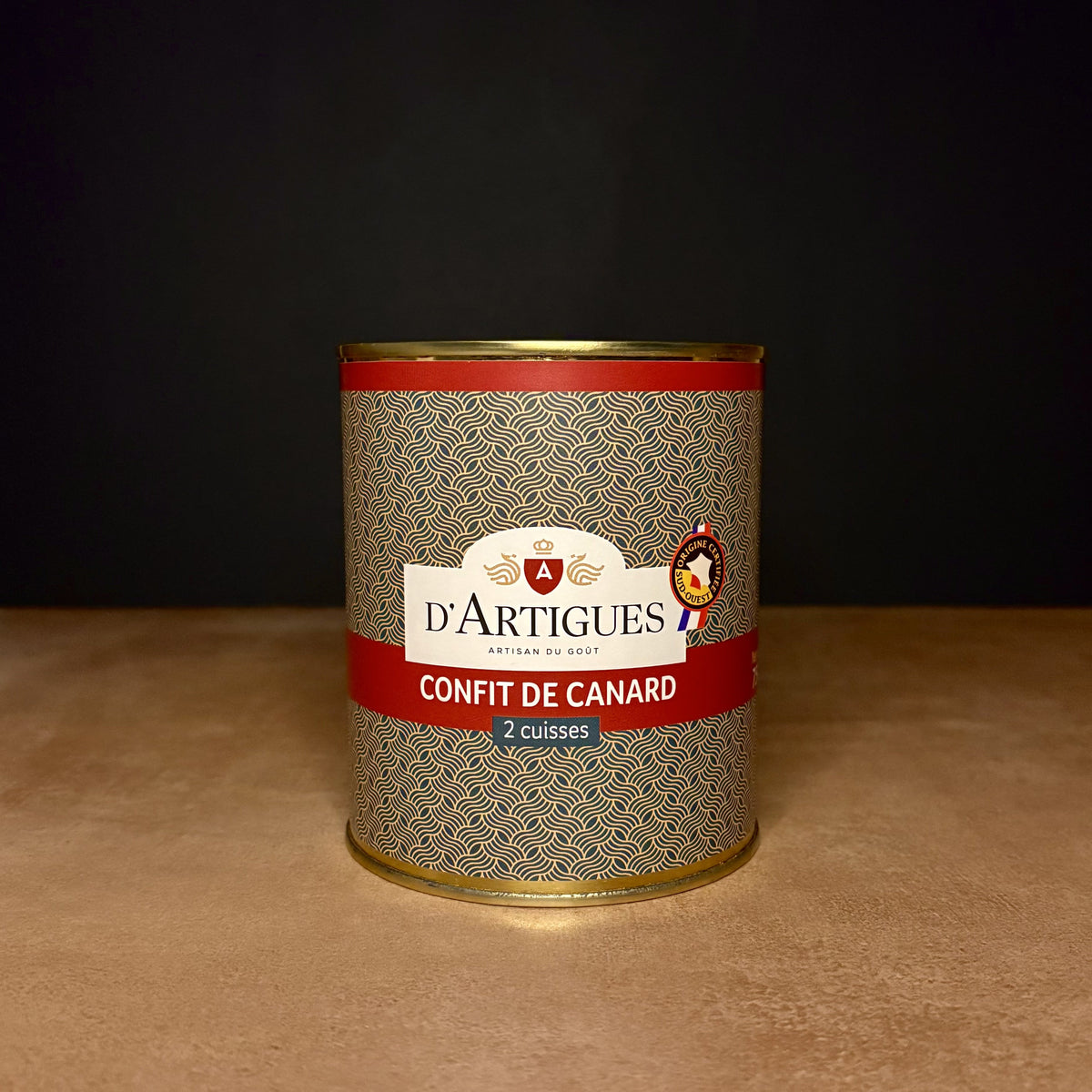 D'Artigues confit de canard, 750g tin