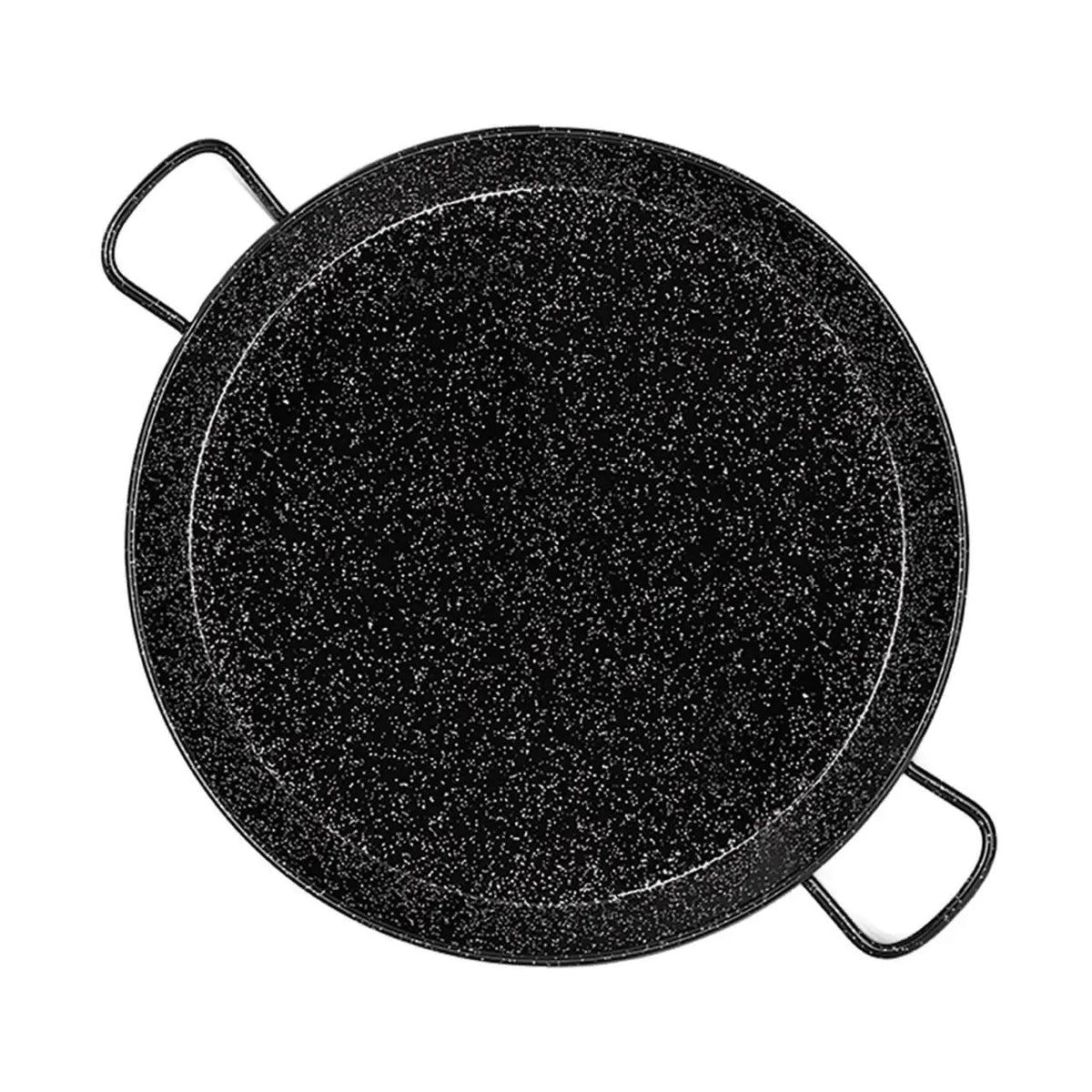 Enamelled paella pan for 4, alternative view