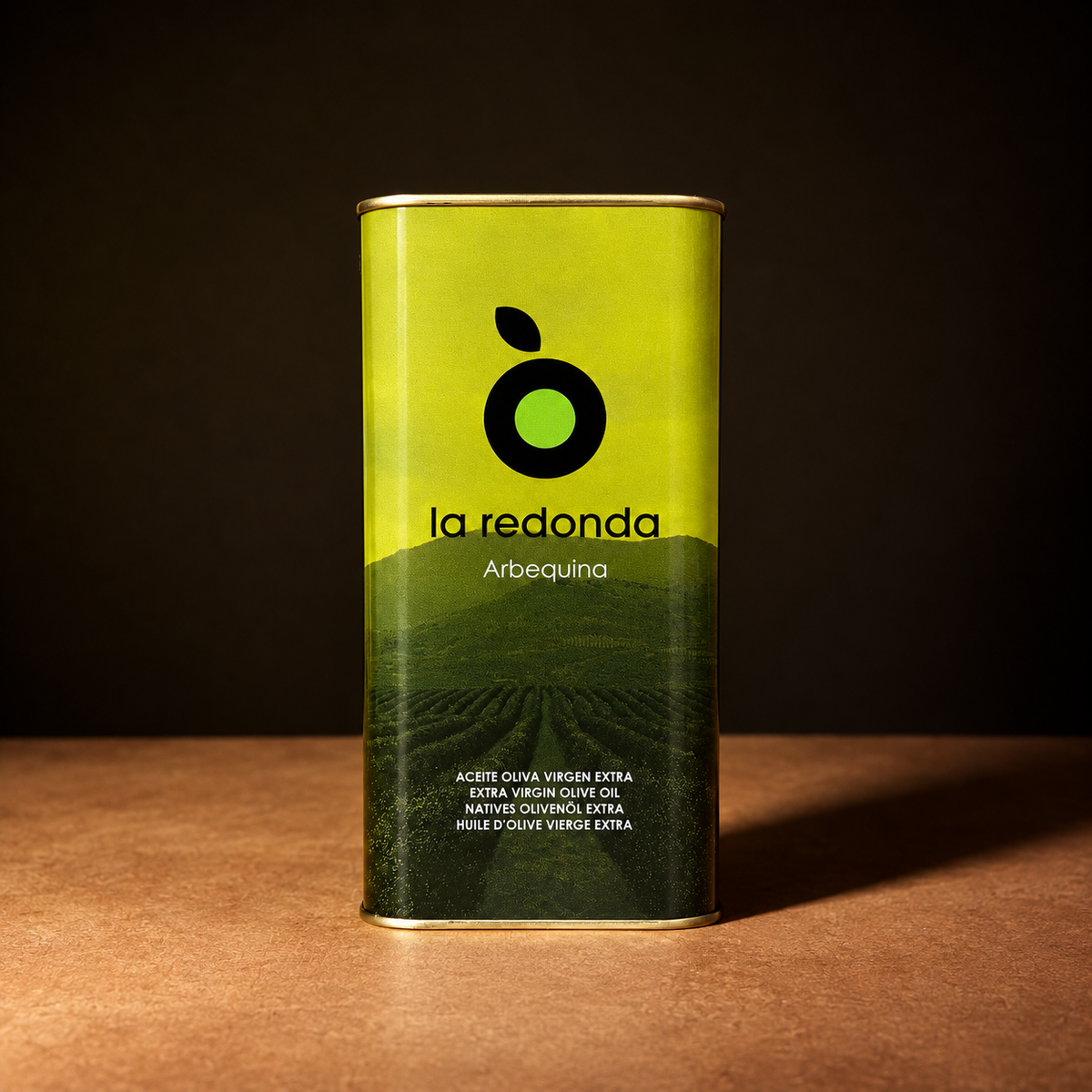 La Redonda Arbequina extra virgin olive oil, 1 litre tin