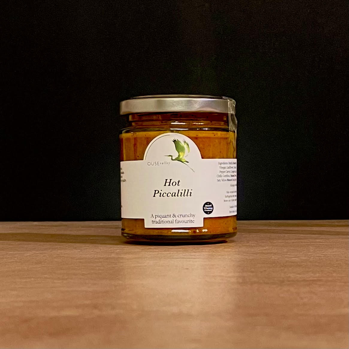 Ouse Valley hot piccalilli, 210g jar