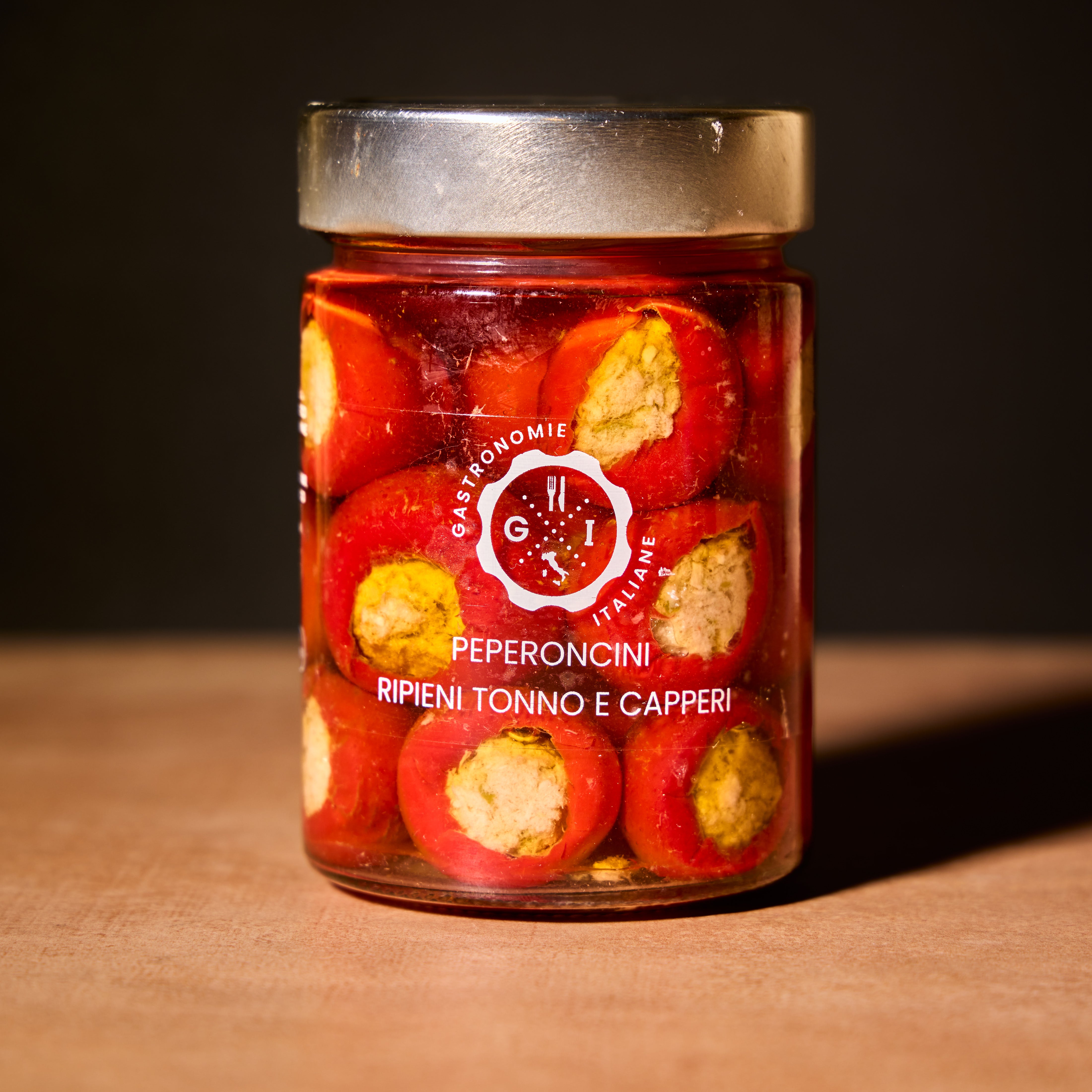 Peppers stuffed with tuna and capers, 290g jar