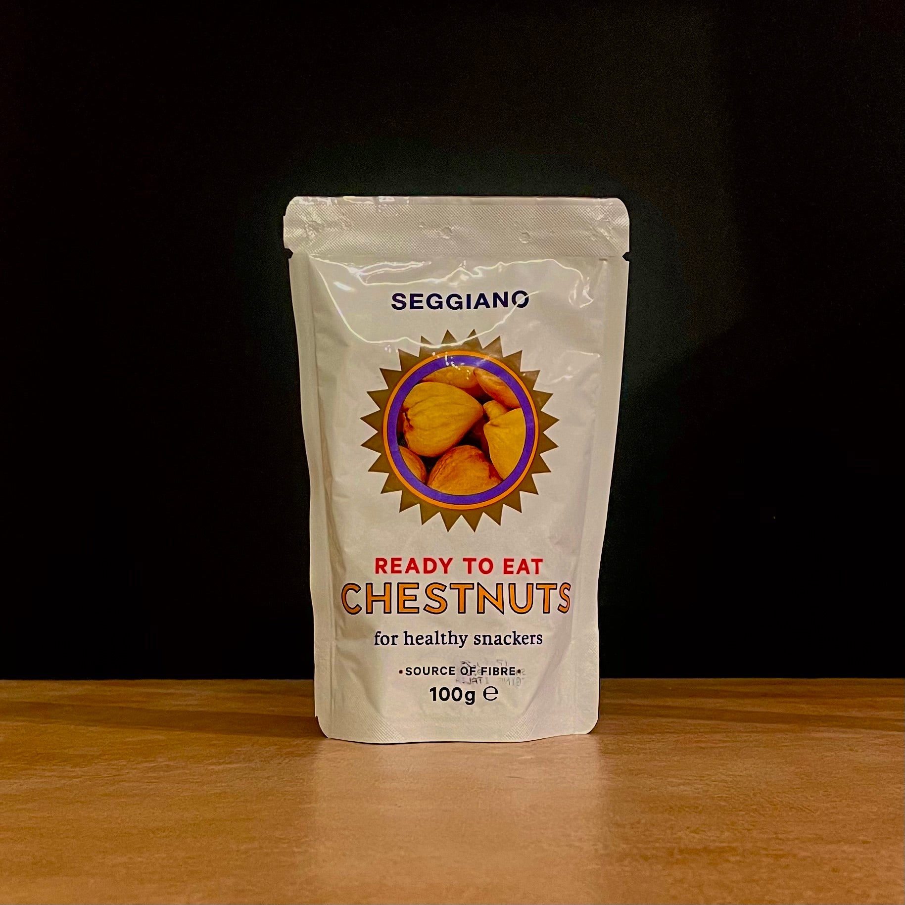 Seggiano cooked and peeled chestnuts, 100g