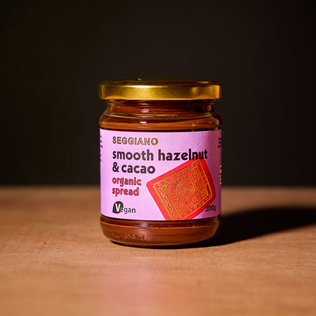 Seggiano organic hazelnut and cacao spread, 200g jar