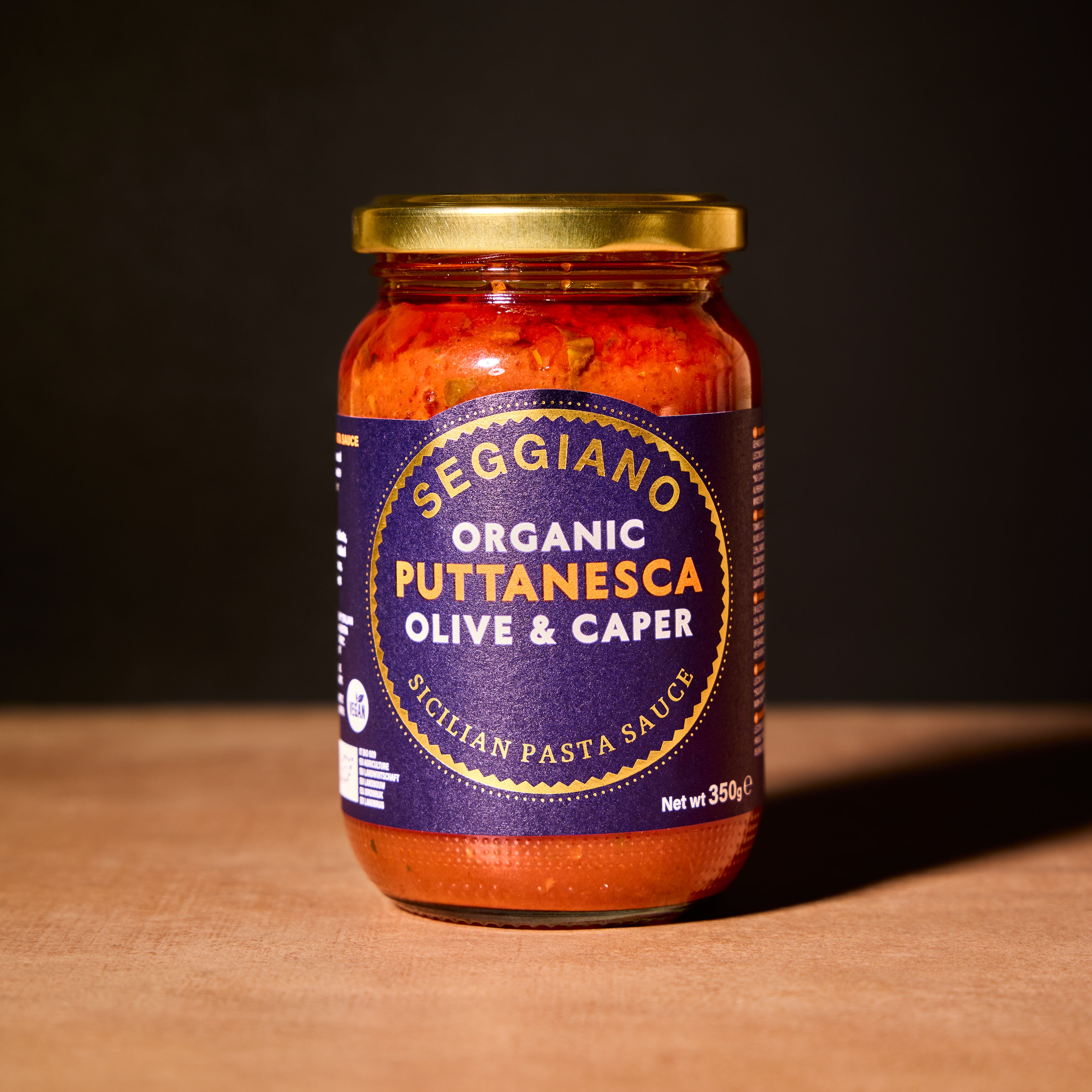 Seggiano puttanesca pasta sauce, 350g jar