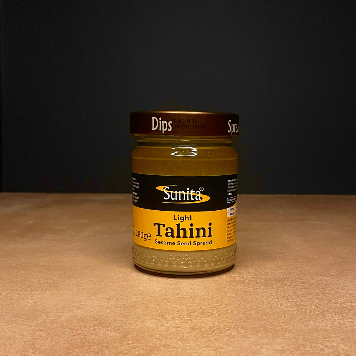 Sunita tahini, 280g jar