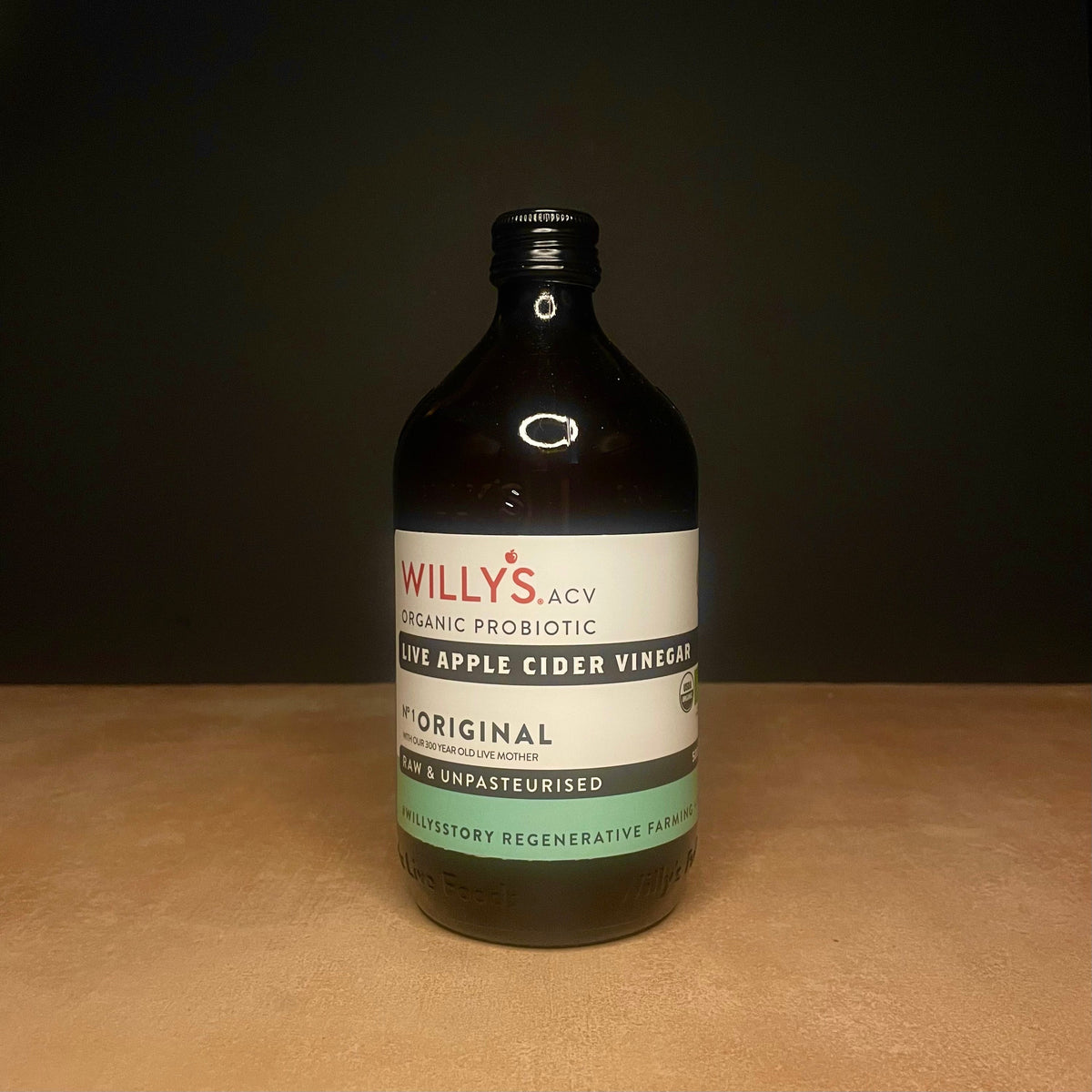 Willy's apple cider vinegar, 500ml bottle