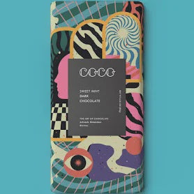 COCO sweet mint dark chocolate bar, 80g